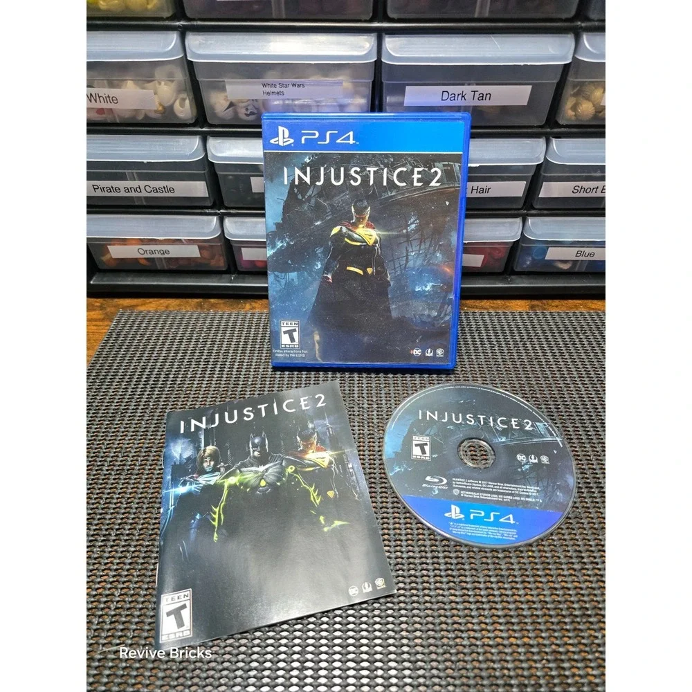 Injustice 2‎  (Sony PlayStation 4,  PS4, 2017) CIB Complete Tested Working Great
